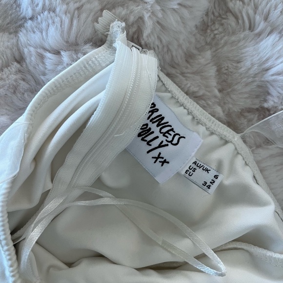 Princess Polly White Bodysuit with Ribbon Straps 2 - Picture 7 of 9